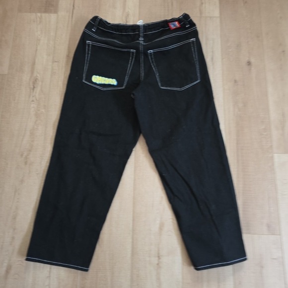 Empyre Mens Black Relaxed Baggy Black Jeans Size 34 RN#116442 - Picture 4 of 7